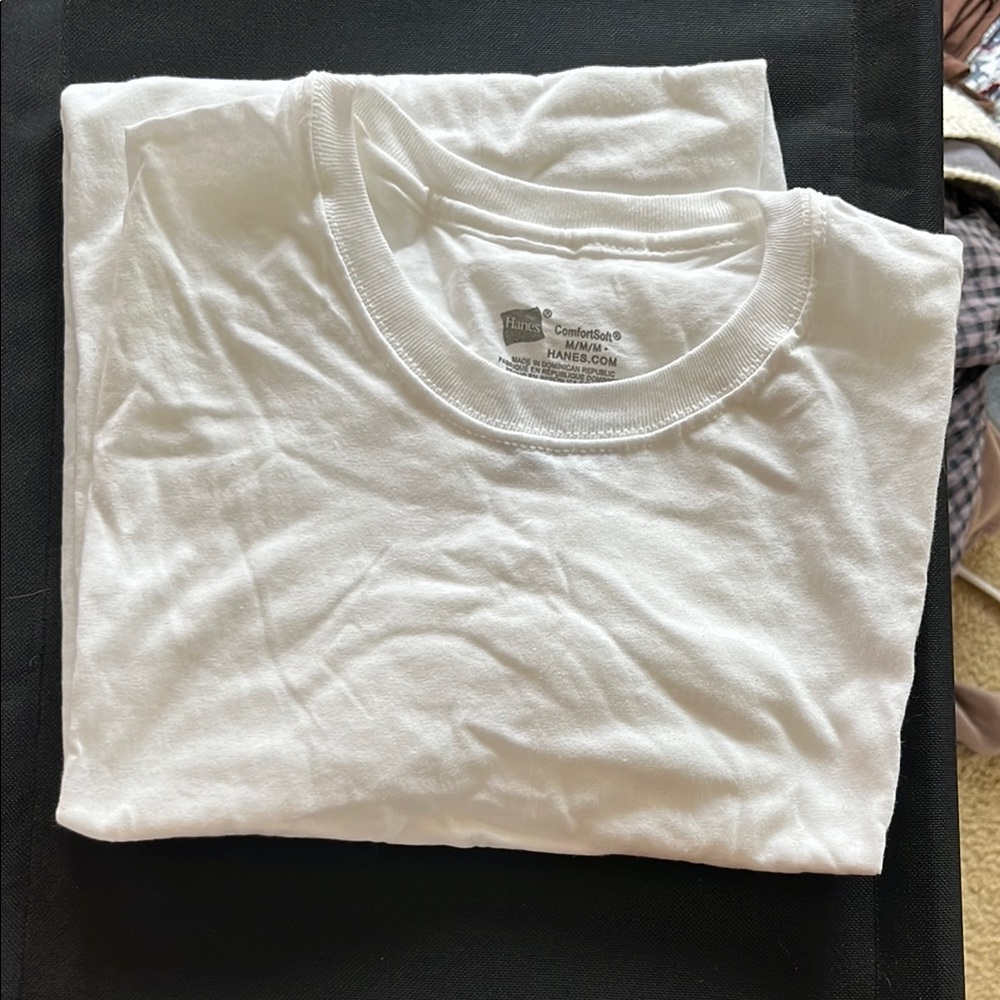 Hanes Men's White T-Shirt